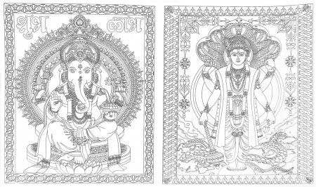 Индийские раскраски антистресс