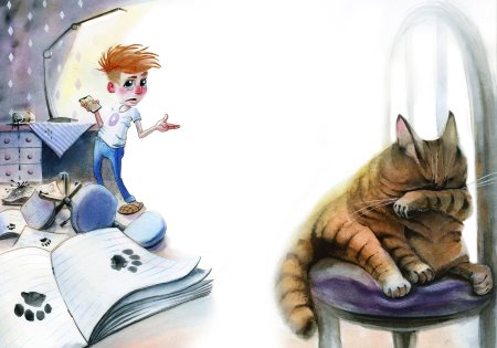 Борис Заходер вредный кот