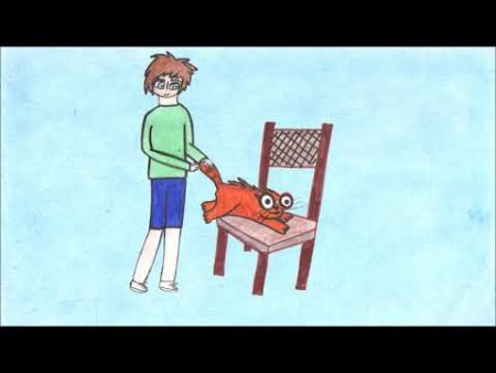 Иллюстрация к стихотворению вредный кот