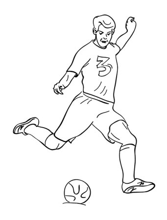 Спортсмен рисунок