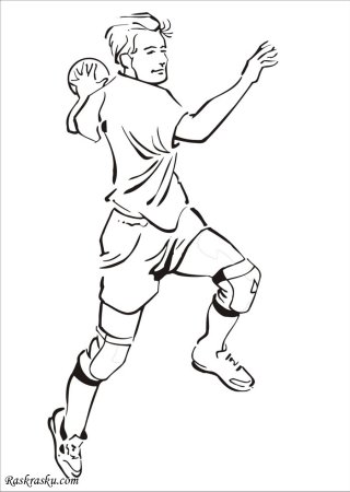 Набросок футболиста