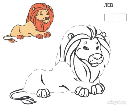 Раскраска зоопарк