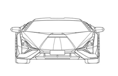 Lamborghini Aventador SV раскраска
