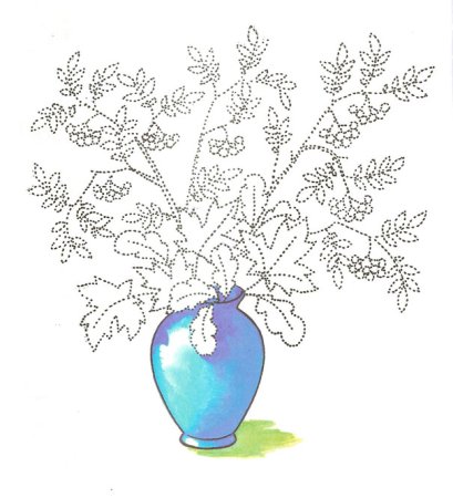 Осенний букет рисунок карандашом