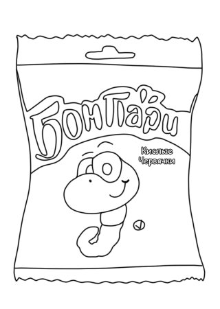 Уточка лалафан раскраска