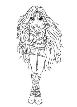 Модные раскраски