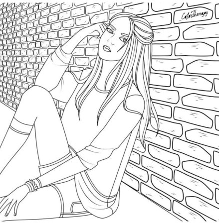 Раскраски для девочек 12 лет