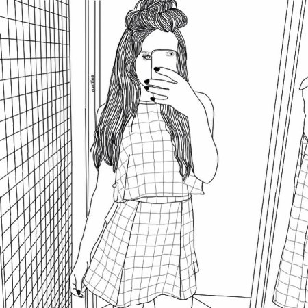 Модные раскраски