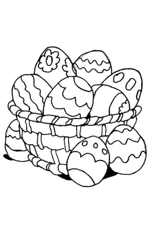 Картинки к Пасхе раскраски