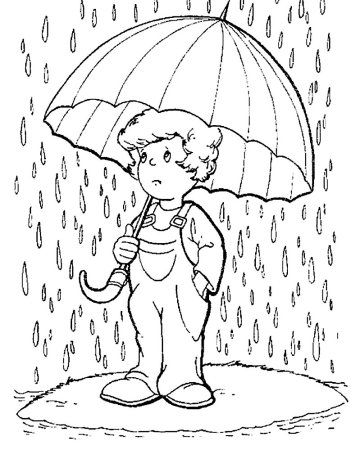 Зонт раскраска для детей