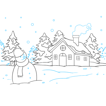 Зимние рисунки