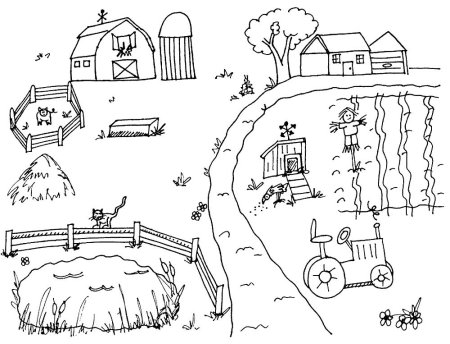 Раскраска корова