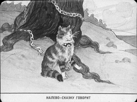 Вытынанка Лукоморье кот ученый