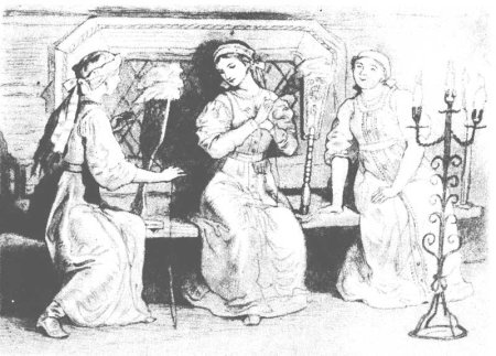 Три девицы под окном