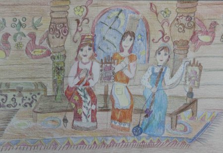 Баба Бабариха из сказки о царе Салтане раскраска