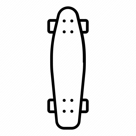 Скейтборд для раскрашивания