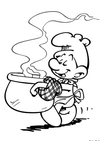 Раскраска кулинария