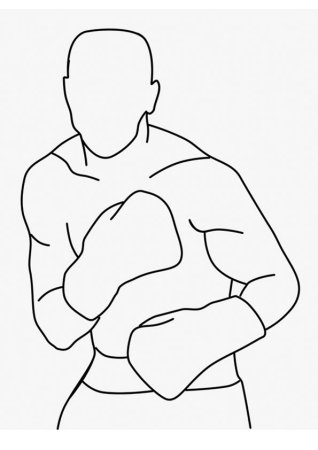 Раскраска собака боксер