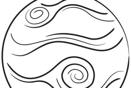 Планета Венера раскраска