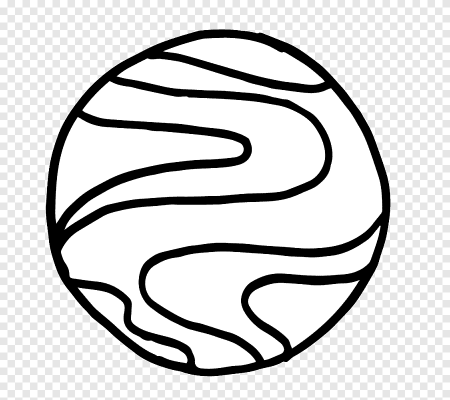 Планета Венера раскраска для детей