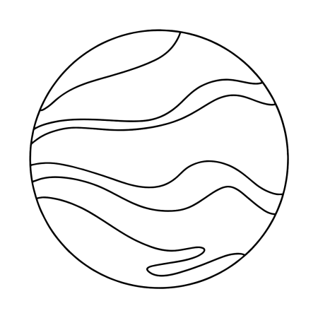 Планеты раскраска