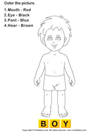 Человек раскраска для детей