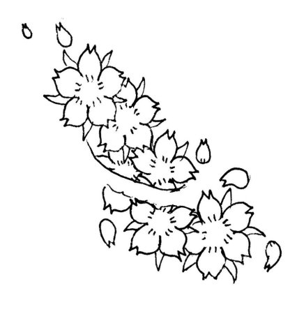 Вышивка гладью цветы схемы цветов Сакуры