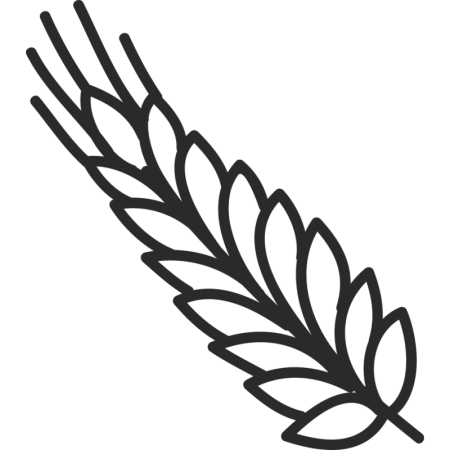 Колосок трафарет