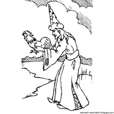 Лебедь из сказки о царе Салтане раскраска