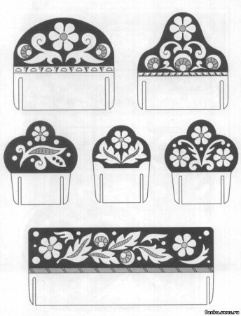 Татарские орнаменты и узоры для тюбетейки