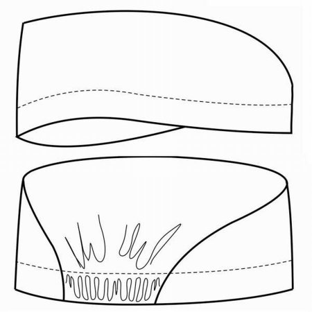 Лекало женских головных уборов