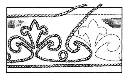 Осетинский орнамент золотное шитье