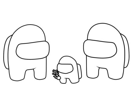 Амонг АС АС раскраски