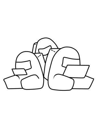 Амонг АС АС раскраски