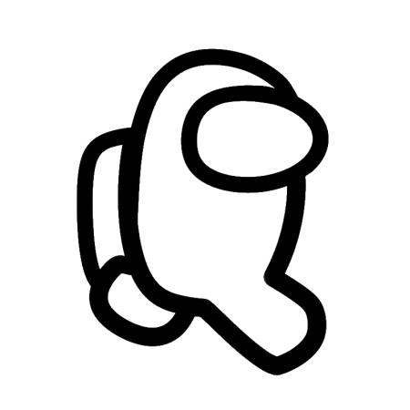 Амонг АС белый персонаж