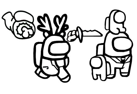 Распечатка амонг АС