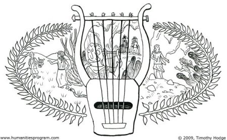 Раскраска к опере Орфей и Эвридика