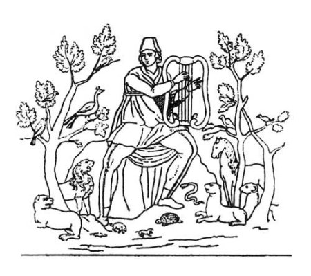 Иллюстрация к мифу Орфей и Эвридика