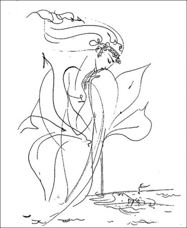 Раскраска к опере Орфей и Эвридика