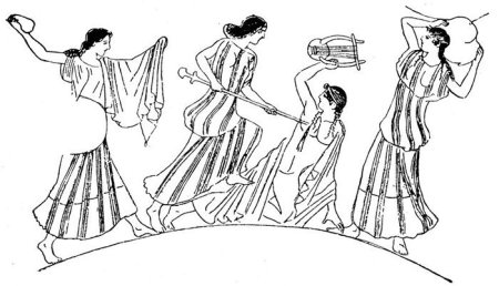 Вакханки убивают Орфея