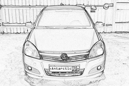 Opel Astra h карандаш