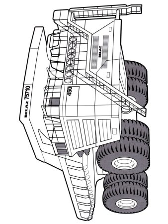 БЕЛАЗ-75710 чертежи