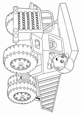 БЕЛАЗ раскраска