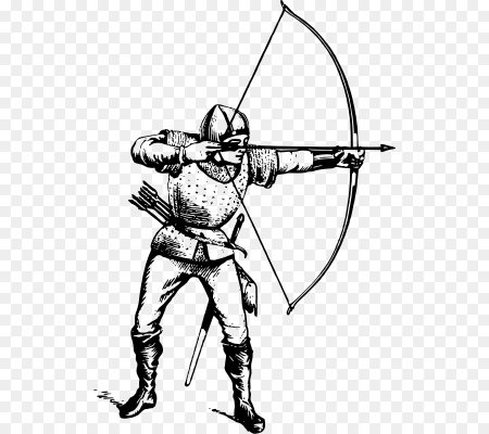 Робин Гуд раскраска для детей