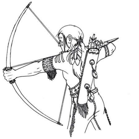 Лучник для рисования
