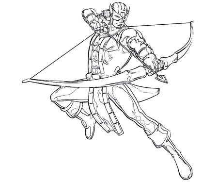 Раскраски Рыцари лучники