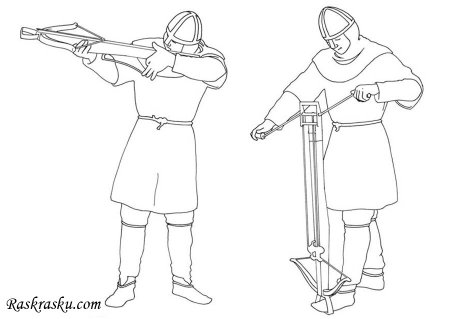 Раскраска Эльф лучник