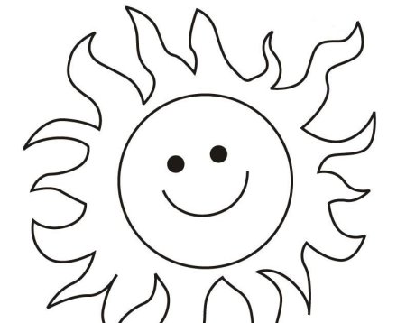 Солнце в космосе раскраска для детей