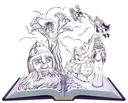 Руслан и Людмила раскраска