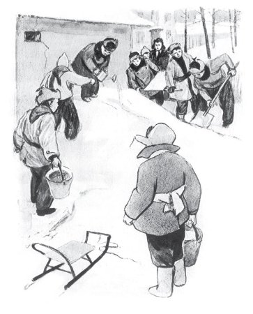 Иллюстрации к рассказу Носова на Горке